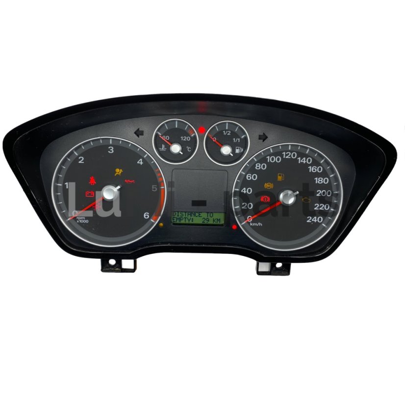 Přístrojová deska Ford Focus MK2 (2005-2007), C-Max - Přístrojová deska Ford Focus MK2 (2005-2007), C-Max: 4M5T-10849-JP - benzín (velký černobílý LCD)