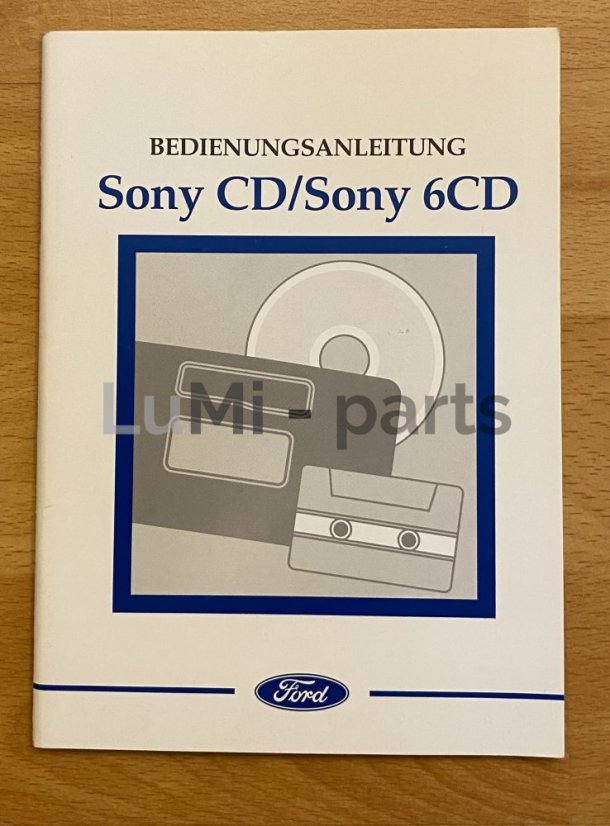 Bedienungsanleitung car radio Sony Ford Focus MK2 (2005-2007), C-Max, Mondeo MK3 DE (019)