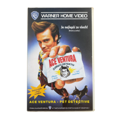 VHS Ace Ventura: Zvířecí detektiv – Originální česká edice