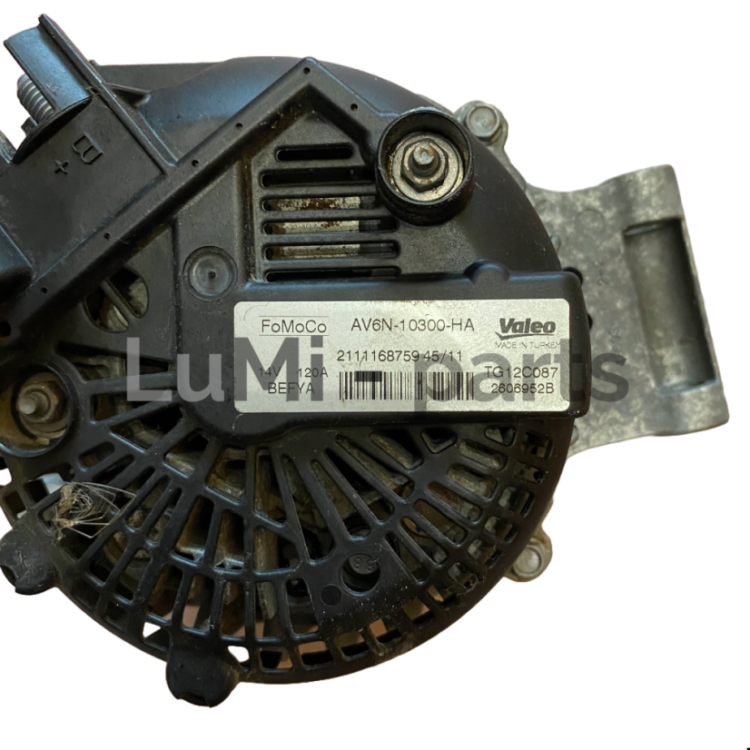 Alternátor 1.25, 1.4, 1.6  Duratec Ford Focus MK2,3 (2005-2019), C-Max, B-Max, Fiesta, Mondeo, Ka+