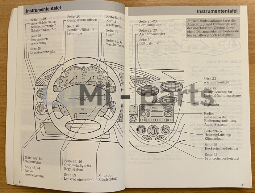 Bedienungsanleitung Ford Focus MK1 (1998-2005) DE (01)