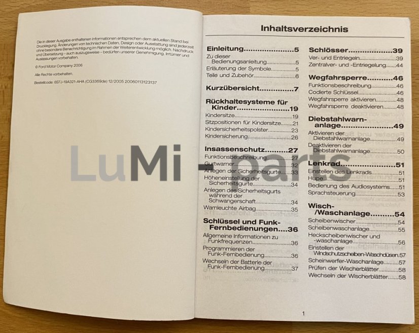 Bedienungsanleitung Ford Mondeo MK3 (2005-2007) DE (47)