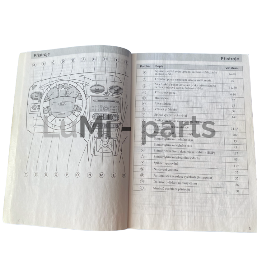 User manual Ford Focus MK2 (2005-2007) CZ (58)