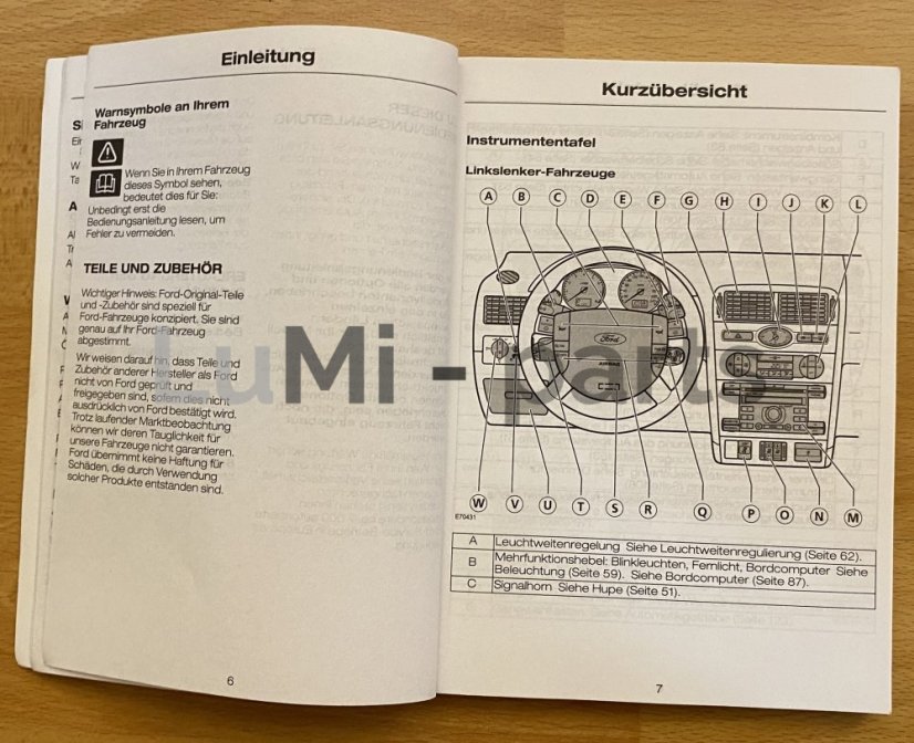 Bedienungsanleitung Ford Mondeo MK3 (2005-2007) DE (47)