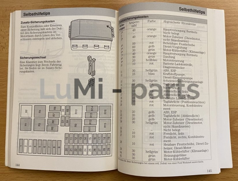 Bedienungsanleitung Ford Focus MK1 (1998-2005) DE (01)