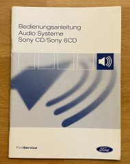 Bedienungsanleitung car radio Sony Ford Focus MK2 (2005-2007), C-Max, Mondeo MK3 DE (020)
