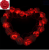 Chain with 20 roses (LED lights)