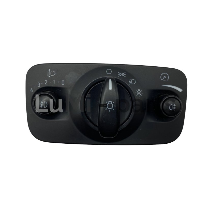 Light switch Ford Mondeo MK4 (2006-2015), Galaxy, S-Max, Fiesta, Transit - Light switch Ford Mondeo MK4 (2006-2015), Galaxy, S-Max, Fiesta, Transit: 6G9T-13A024-CE - backlight and tilt control, front and rear fog lights, AUTO