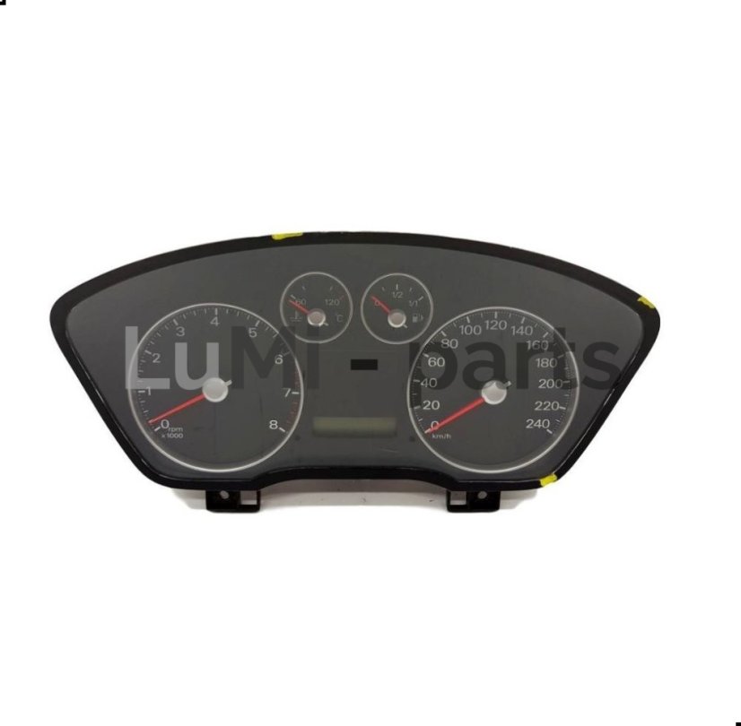 Dashboard Ford Focus MK2 (2005-2007), C-Max - Dashboard Ford Focus MK2 (2005-2007), C-Max: 3M5T-10849-EJ - gasoline (small long black and white LCD)