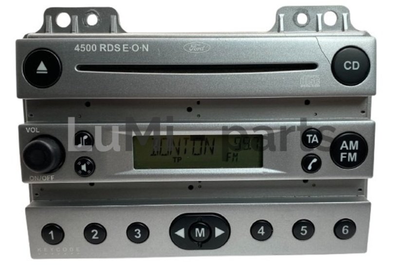Autorádio Ford RDS E-O-N 4500 Ford Fiesta MK5 (2002-2005), Fusion