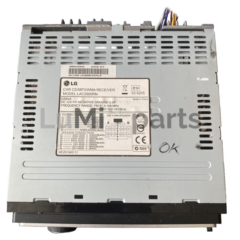 1DIN autorádio LG LAC2900RN