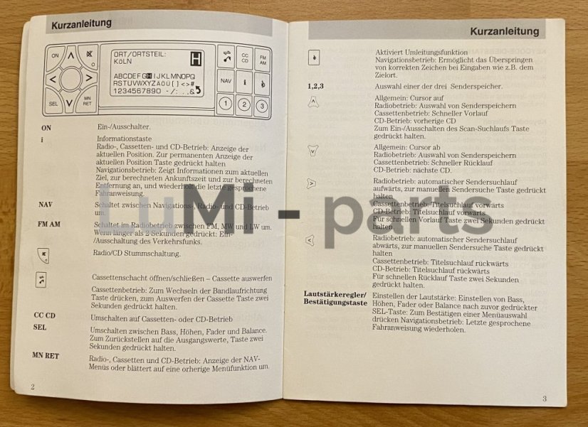 Uživatelský manuál Navigation system 2 Ford DE (017)
