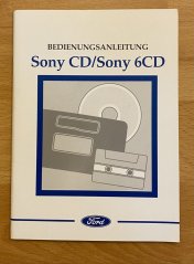 Bedienungsanleitung car radio Sony Ford Focus MK2 (2005-2007), C-Max, Mondeo MK3 DE (019)