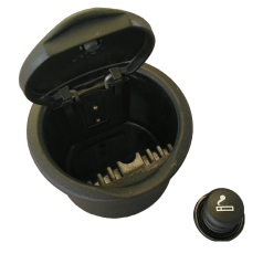 Ashtray with car lighter